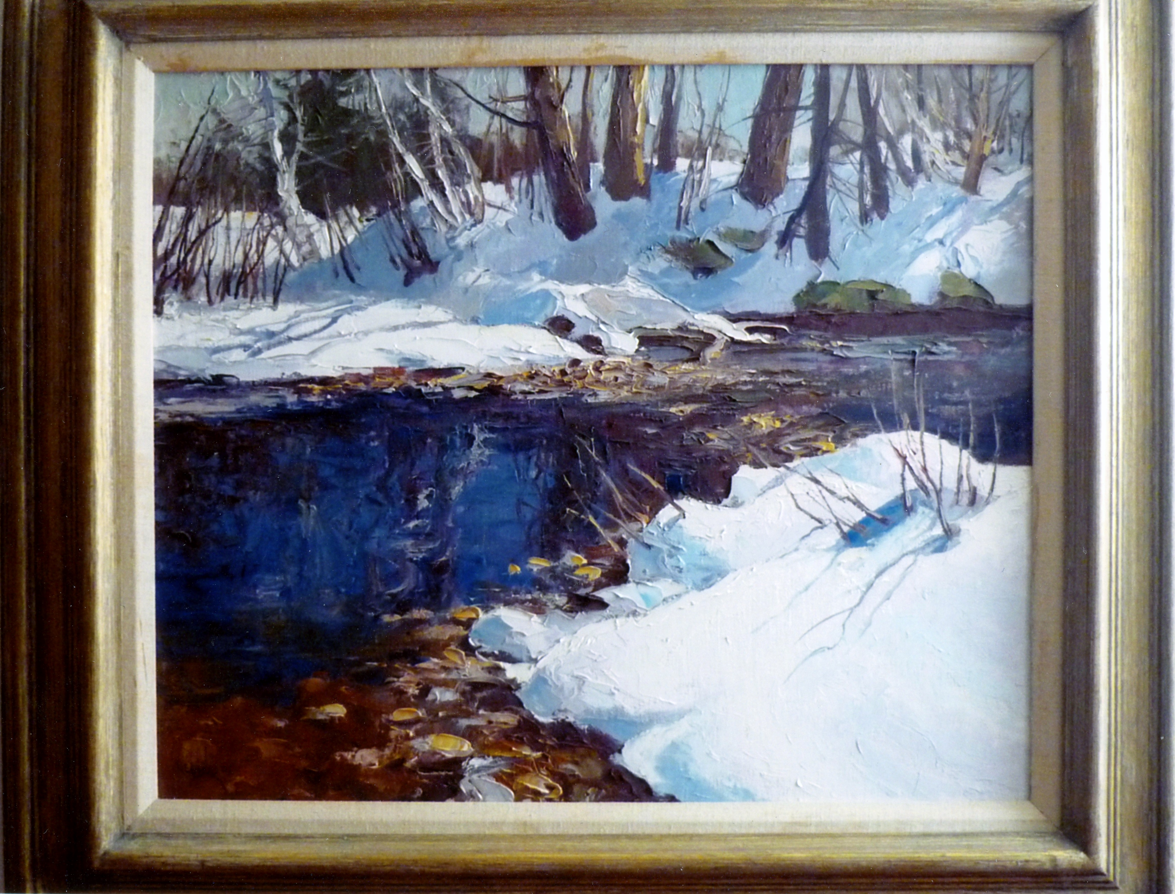 Ken Gore painting Blue Reflection John Campbell